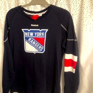 Henrik Lundqvist NY Rangers Long Sleeve Shirt